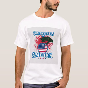 Very Fun United States of America Eagle T-Shirt