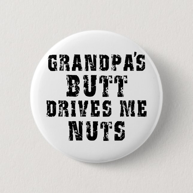 Very Funny Grandma 6 Cm Round Badge (Front)