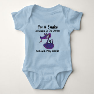 Very Funny Year of The Snake Baby Bodysuit