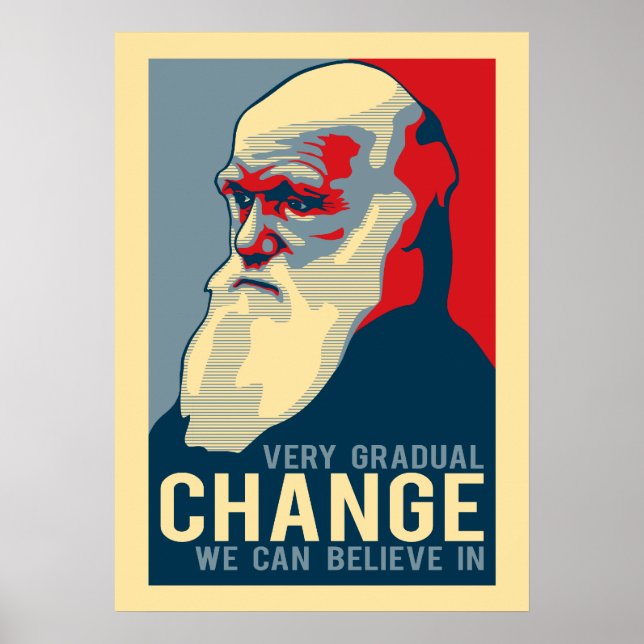 Very Gradual Change We Can Believe In Poster (Front)