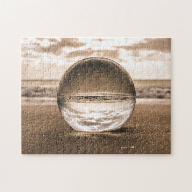 Very Hard Water Natural Sphere Jigsaw Puzzle (Horizontal)