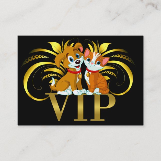 Very Important Pets VIP Business Card / Pass (Front)