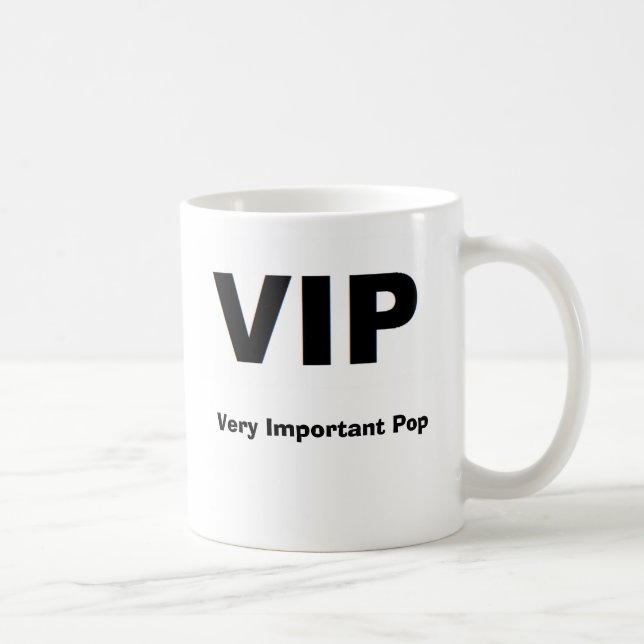 "Very Important Pop" Mug (Right)