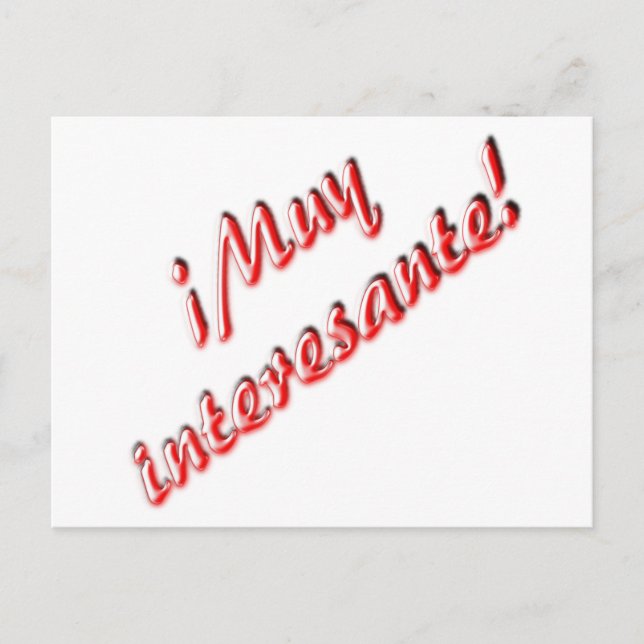 Very Interesting card (Front)