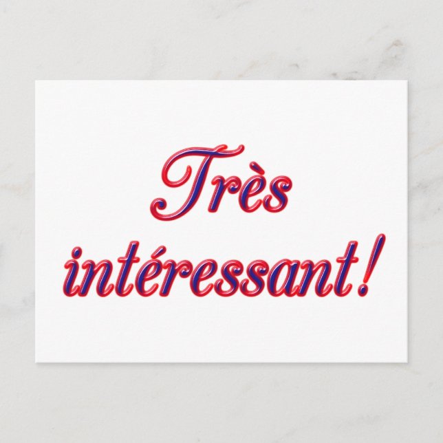 Very Interesting postcard (Front)