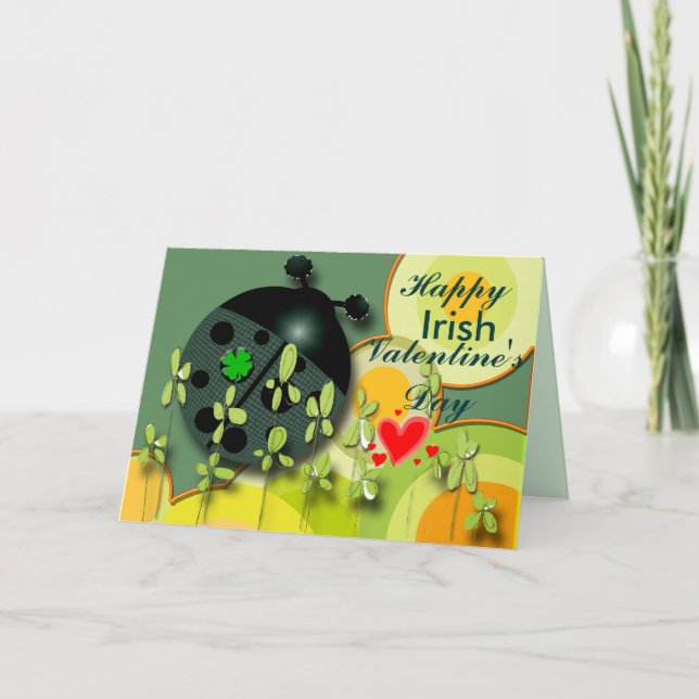 Very Irish Valentine Holiday Card (Front)