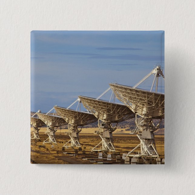 Very Large Array aka National Radio Astronomy 15 Cm Square Badge (Front)
