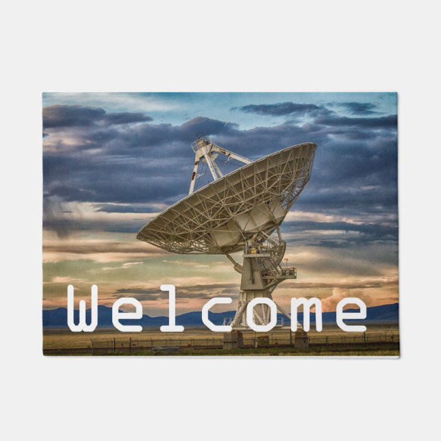 Very Large Array as Sun sets Doormat (Front)