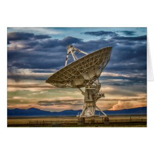 Very Large Array at sunset