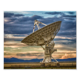 Very Large Array at sunset Photo Print