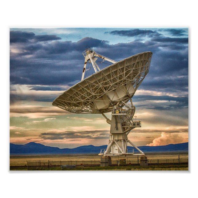 Very Large Array at sunset Photo Print (Front)