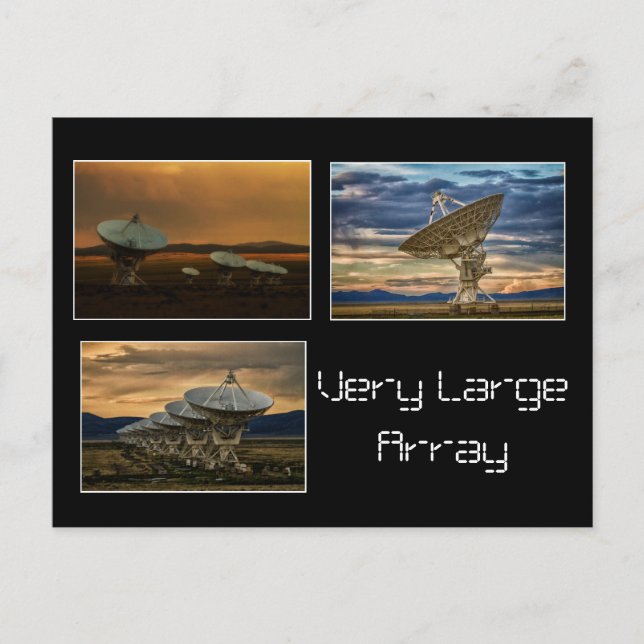 Very Large Array collage Postcard (Front)