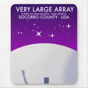 Very Large Array space observatory space art. Mouse Pad