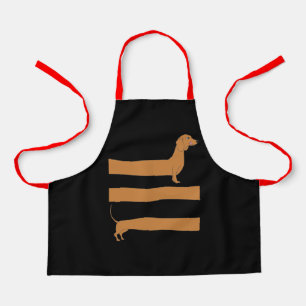 Very long Dachshund funny Apron