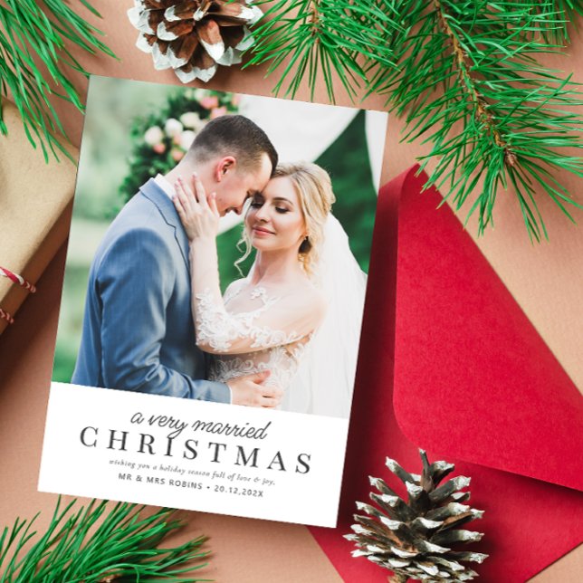 VERY MARRIED | holiday wedding announcement  (Creator Uploaded)