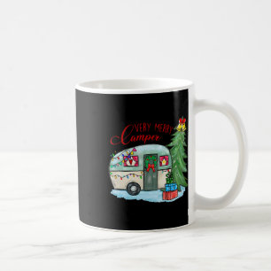 Very Merry Camper Christmas Santa Camper Camping T Coffee Mug