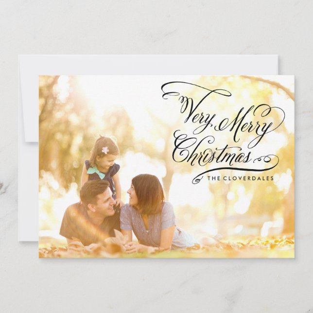 Very Merry Christmas Card (Front)