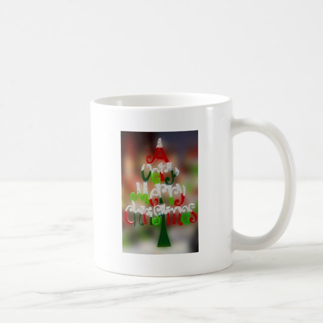 very merry christmas coffee mug (Right)
