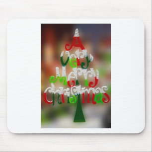 very merry christmas mouse pad