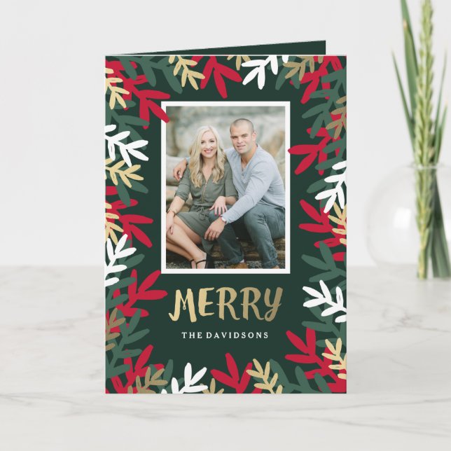 Very Merry Holiday Card (Front)