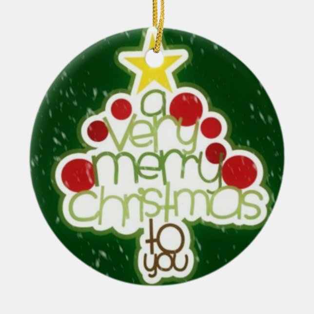 Very Merry Ornament (Front)