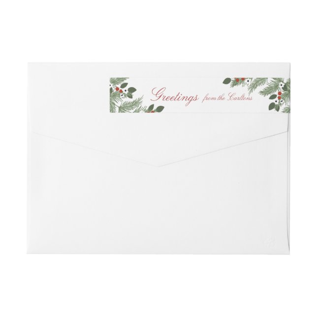 Very Merry Return address labels (Back)