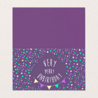 Very merry unbirthday card