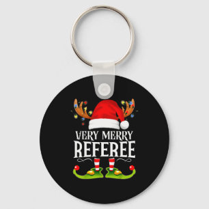 Very Merry X-mas Referee Matching Christmas Key Ring