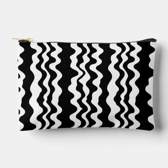 Very minimalist and simple flat and bold eclectic  accessory pouch (Front)