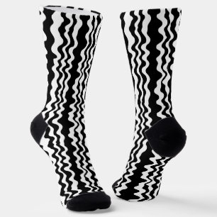 Very minimalist and simple flat and bold eclectic socks
