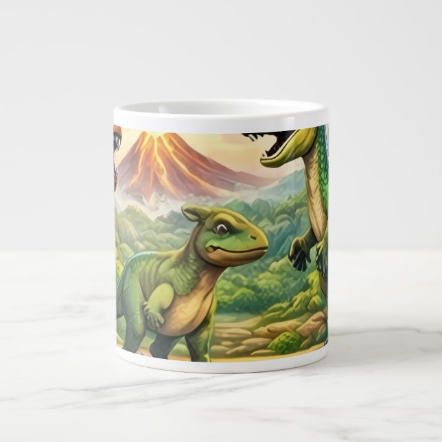 Very nice design on large coffee mug (Front)