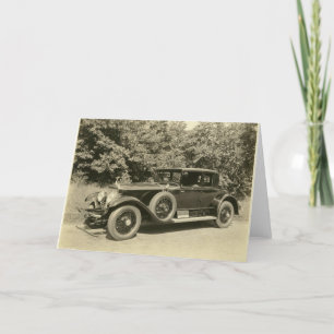 Very Old Antique Car- Greeting Card