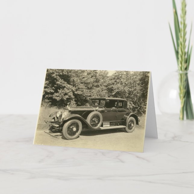 Very Old Antique Car- Greeting Card (Front)