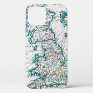 Very Old Antique Map of Britannia Case-Mate iPhone 12 Case