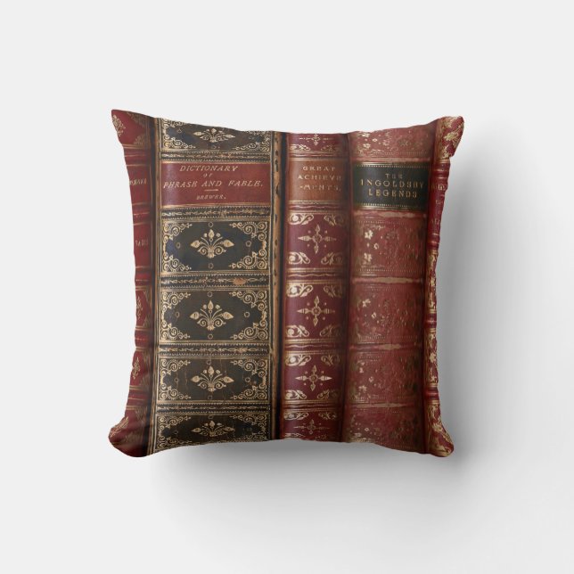 Very Old Books Cushion (Front)