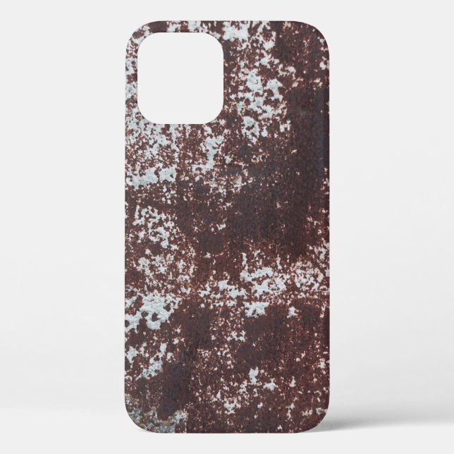 Very old rusted sheet iron. Textured metal surface Case-Mate iPhone Case (Back)