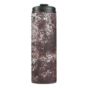 Very old rusted sheet iron. Textured metal surface Thermal Tumbler
