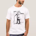 Very Old School Comedy T-Shirt<br><div class="desc">This guy's been at it a long time,  before they wore white tennis shoes with their blazers.   You dig the old jokes of classic comedians.  Now get one and represent.</div>