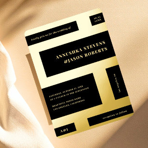 Very Organised Geometric Blocks Photo Wedding Real