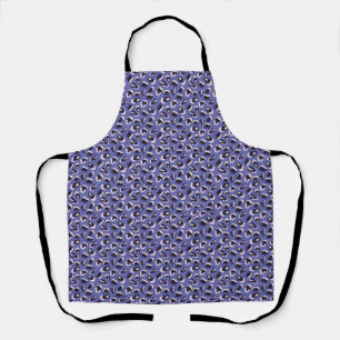 Very Peri Purple Abstract Animal Print Apron