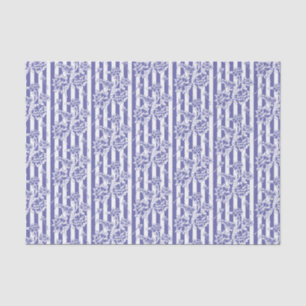 Very Peri Purple and White Floral Chintz Tissue Paper