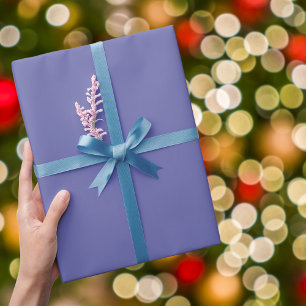 Very Peri Solid Colour Wrapping Paper