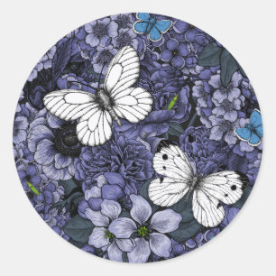 Very Peri spring Classic Round Sticker