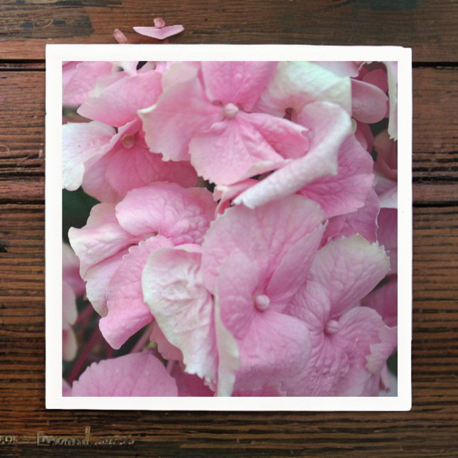 Very Pink Hydrangeas Napkins (Creator Uploaded)
