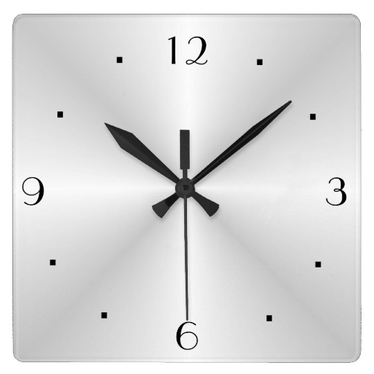 Very Plain Silver > Wall Clock