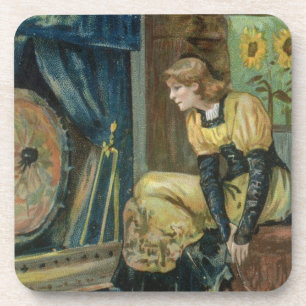 Very Precious Wishes For You, Victorian Christmas Coaster