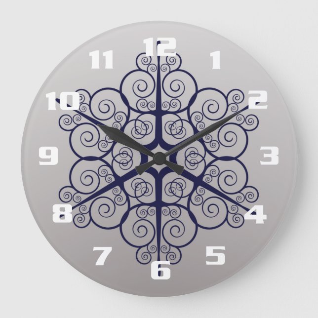 Very Pretty Stylish and Elagant Ornate Design Large Clock (Front)