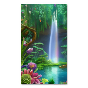 Very Rendered Polished Landscape Full View Accurat Magnetic Business Card