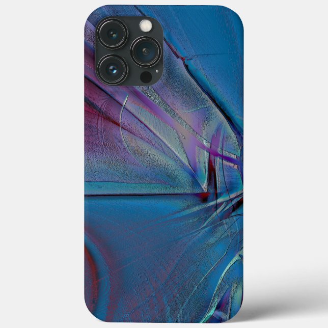 Very rough royal blue digital texture in aged hue  Case-Mate iPhone case (Back)