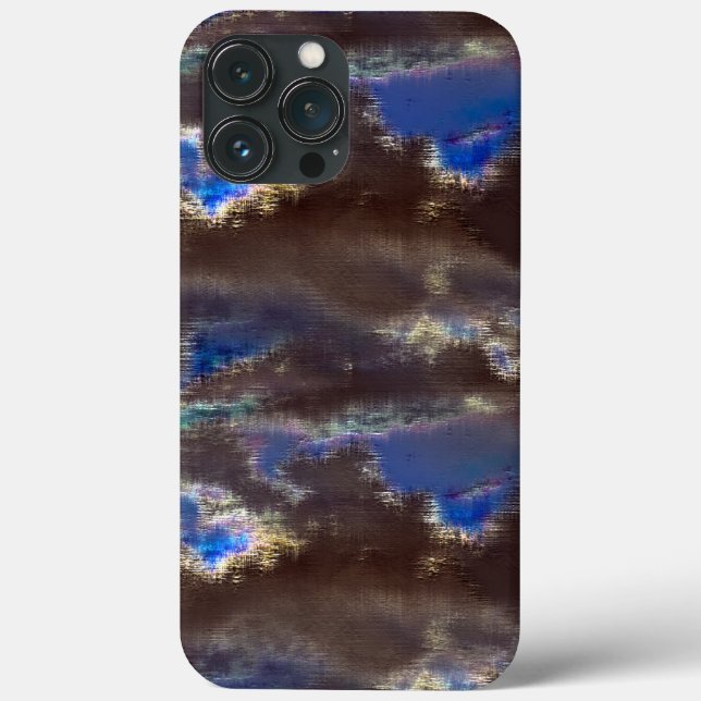 Very rustic dark clouds with drizzled displacement Case-Mate iPhone case (Back)